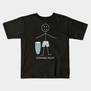 Funny Mens Conga Player Kids T-Shirt